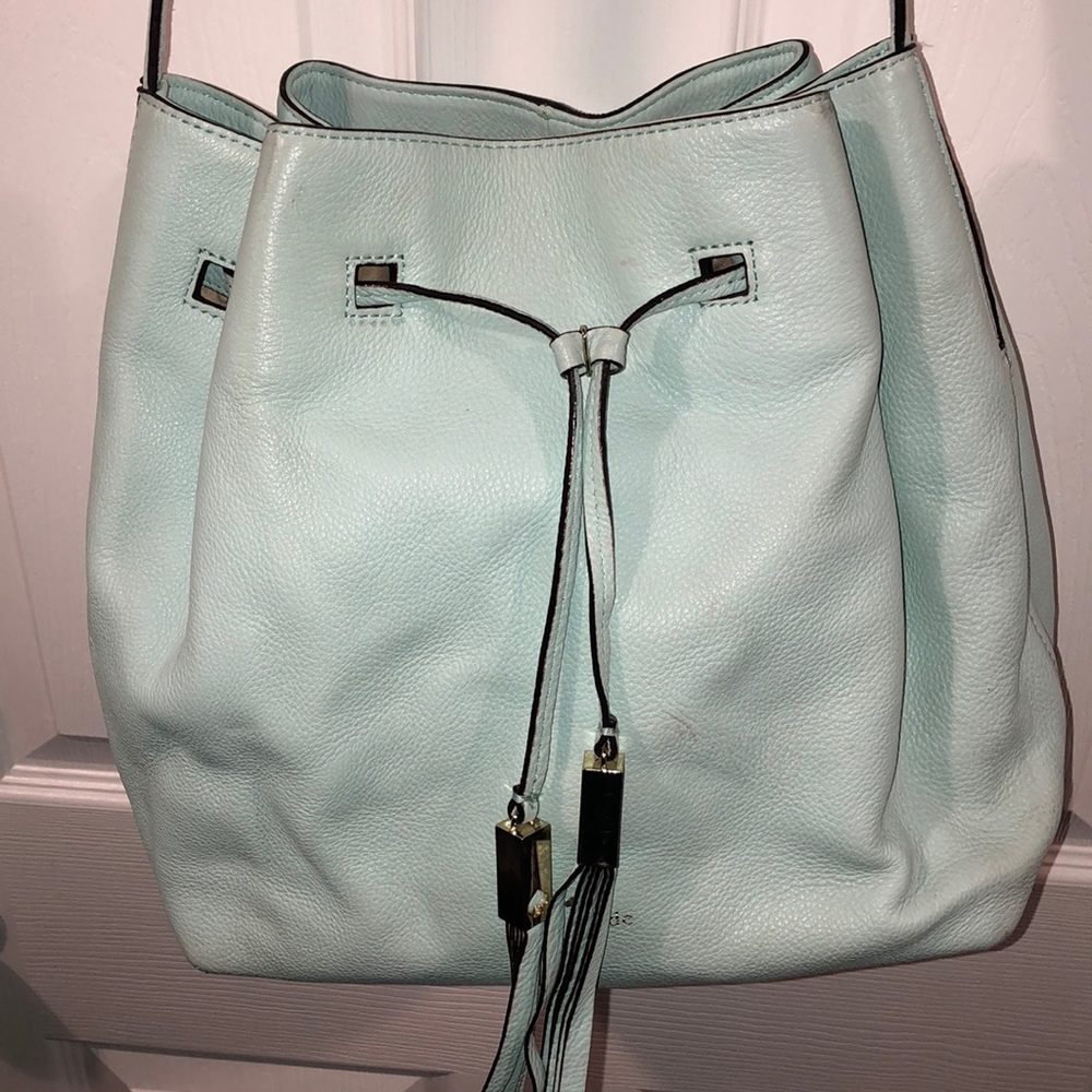 Kate Spade Cooper mint bucket bag